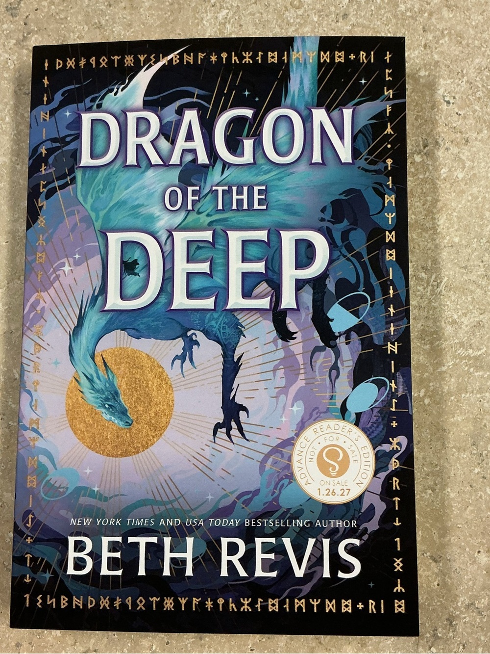 Dragon of the Deep BY Beth Revis (ARC 1/27) new uncorrected trade size pb